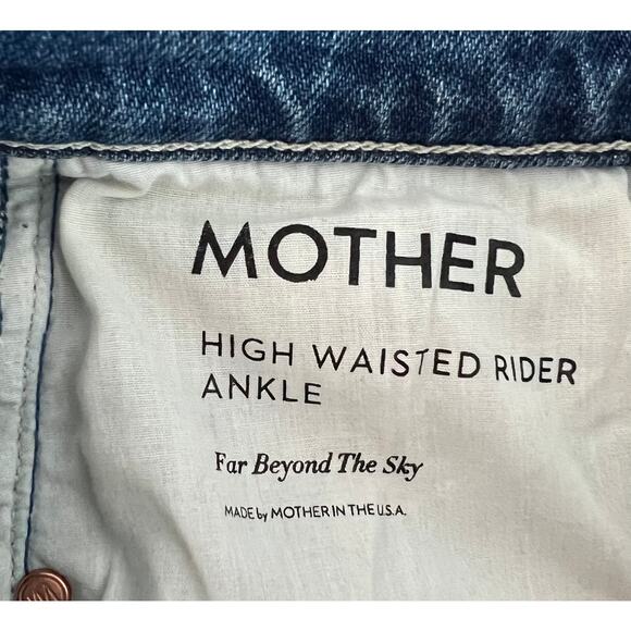 MOTHER Superior High Waisted Rider Ankle - Size 26 - Picture 7 of 10